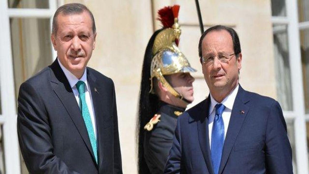 Hollande: Erdoğan'la çözeceğimiz problemler var