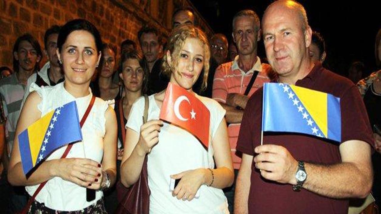 Erdoğan için Bosna-Hersek'ten geldiler