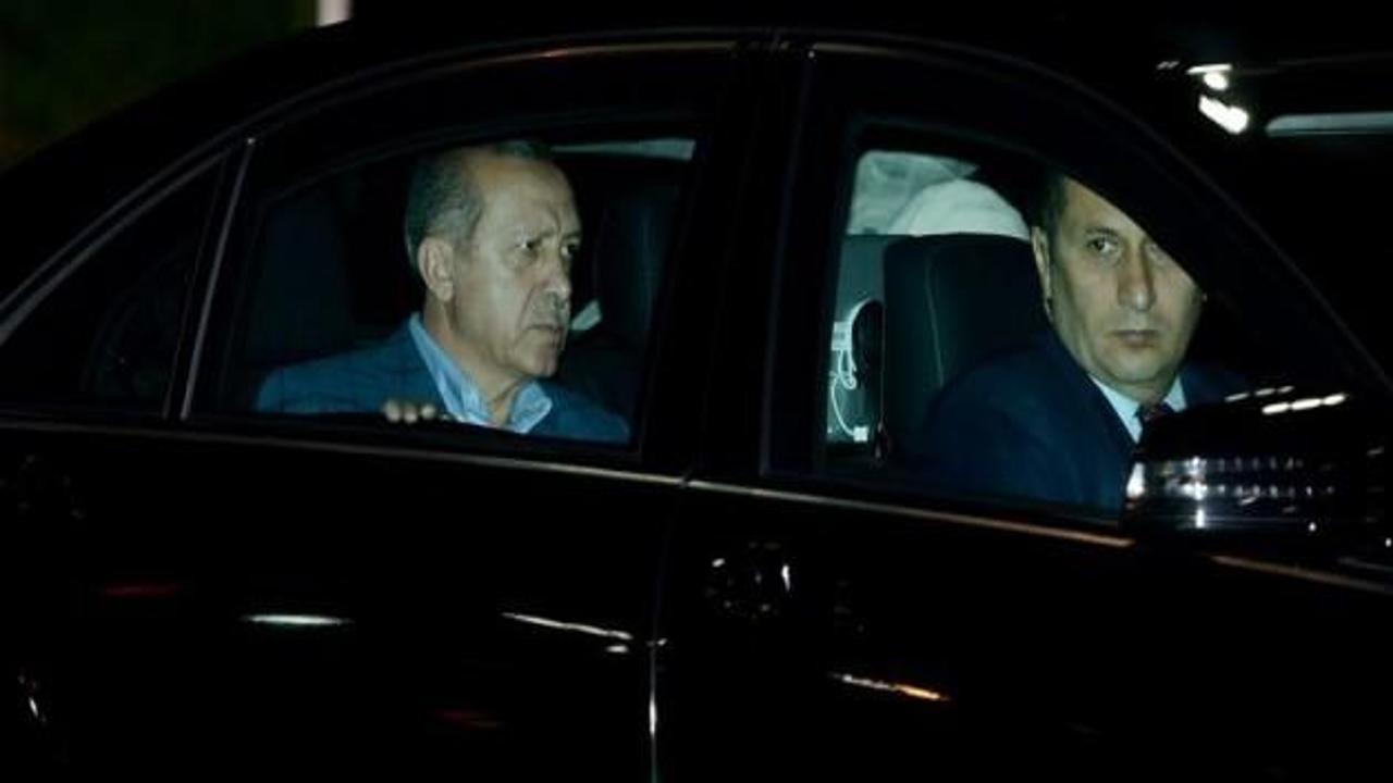 Erdoğan İstanbul'a geldi