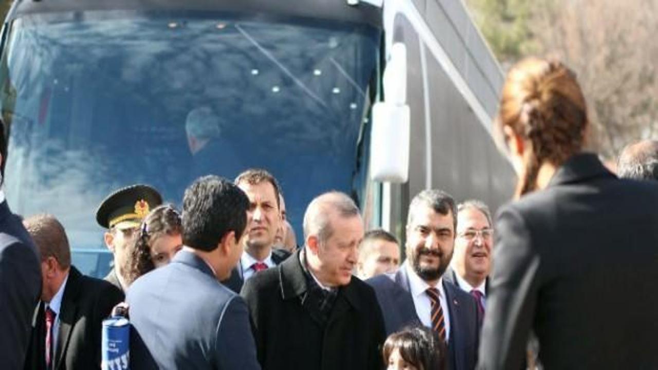 Erdoğan Kırşehir’de coşkuyla karşılandı