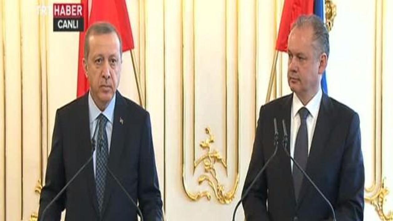 Erdoğan ile Kiska'dan ortak basın toplantısı 