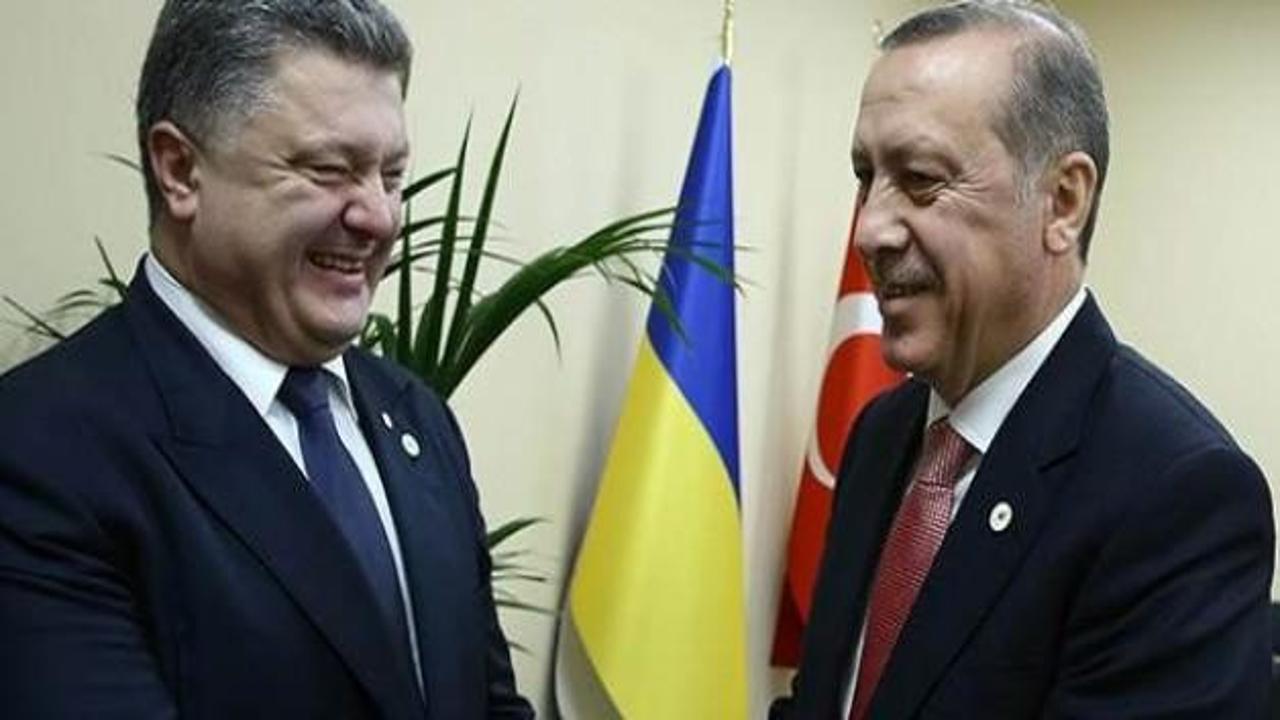 Erdoğan Ukrayna Cumhurbaşkanı'yla görüştü