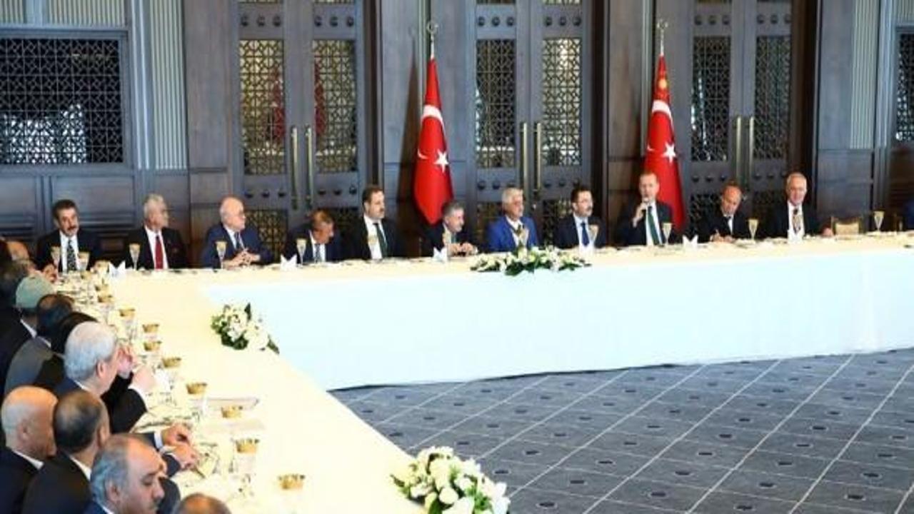 Erdoğan'dan Beştepe'de çok önemli kabul