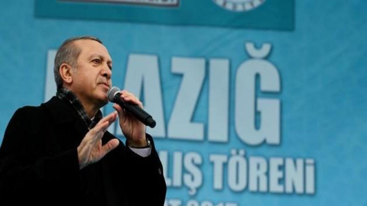 Erdoğan'dan etekli eylemcilere tepki