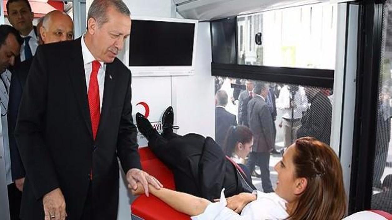 Erdoğan kan bağışında bulunamadı