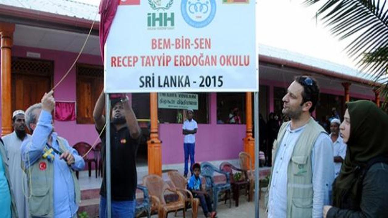 Erdoğan'ın adı Sri Lanka'daki okula verildi