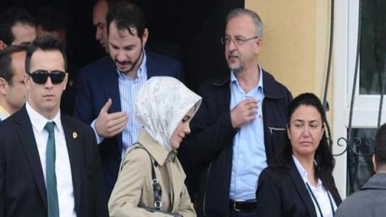 Erdoğan'ın damadı ve kızı oy kullandı
