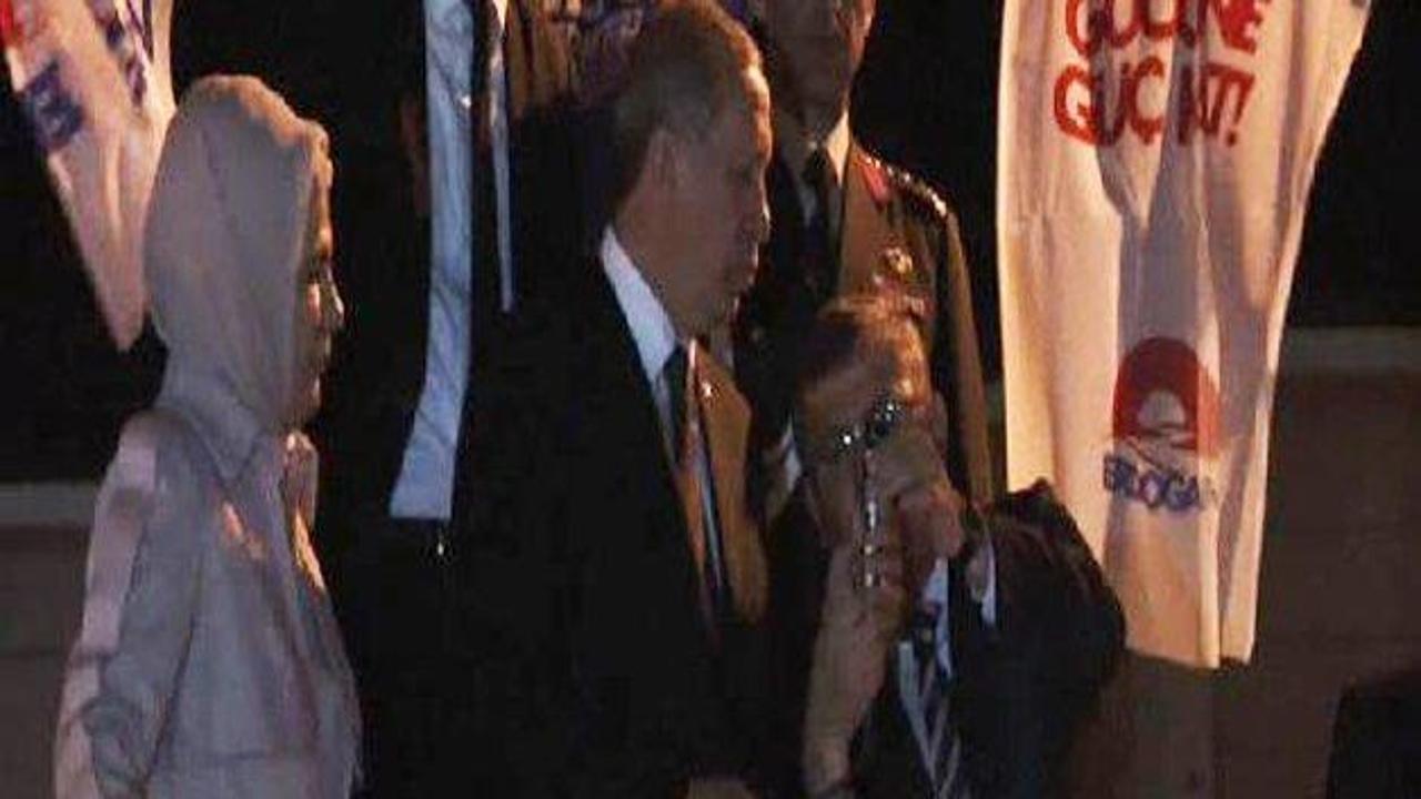 Erdoğan'ın konuşmasında mikrofon krizi