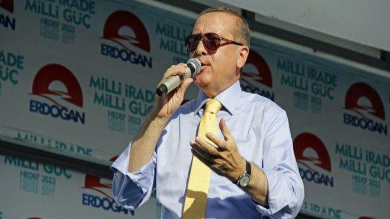 Erdoğan'ın mitinginde gül kokulu su sıkılacak