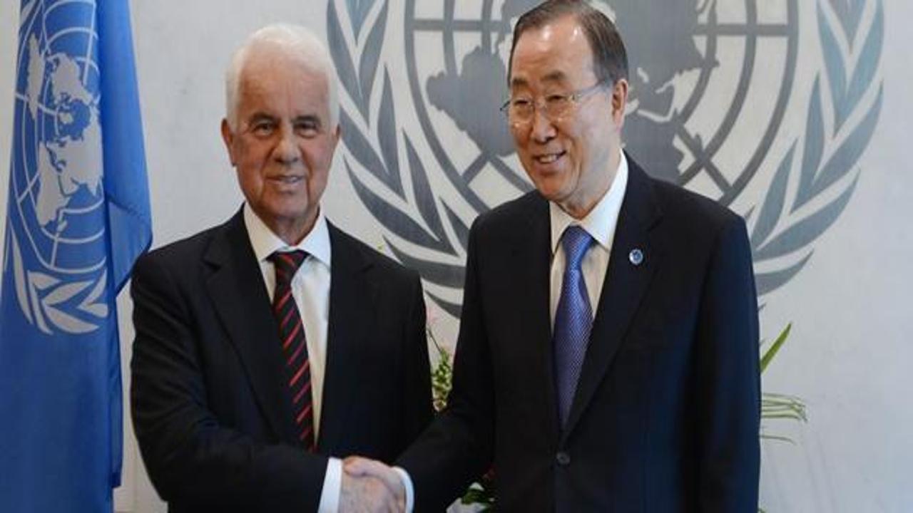 Eroğlu, BM Genel Sekreteri Ban ile görüştü