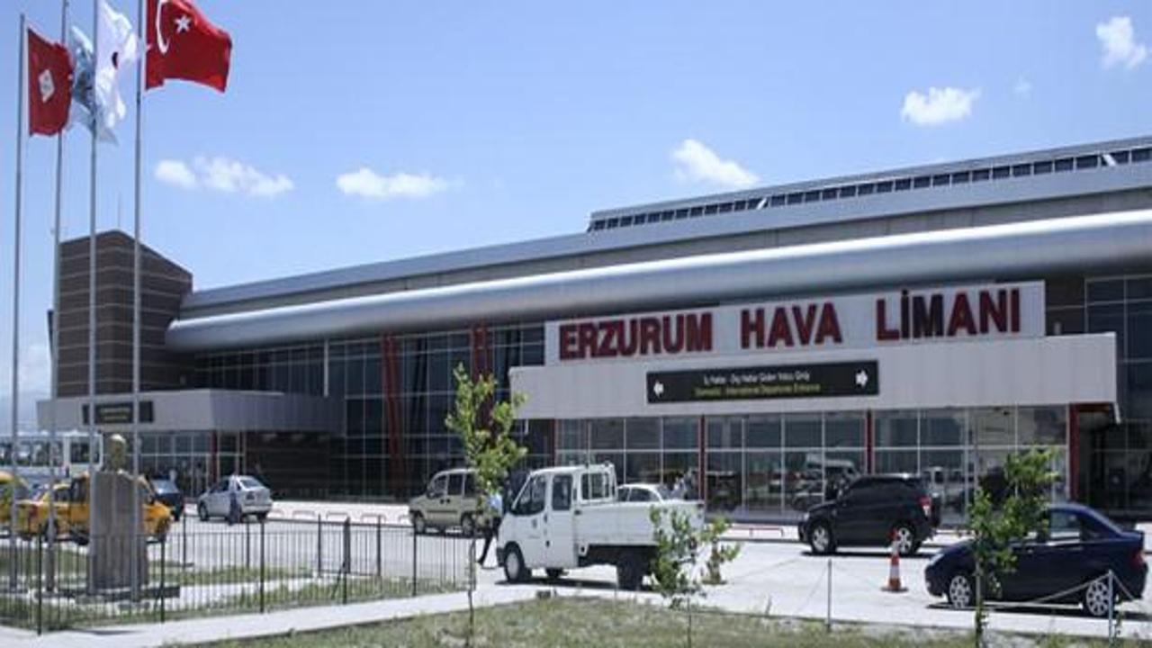 Erzurum'a 8 ayda 4 bin 901 uçak seferi