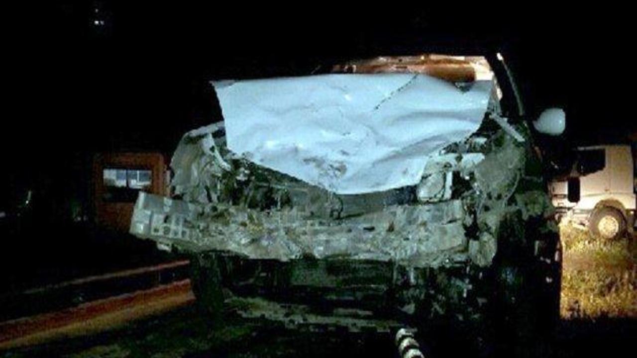 Erzurum'da trafik kazası: 1 ölü, 4 yaralı