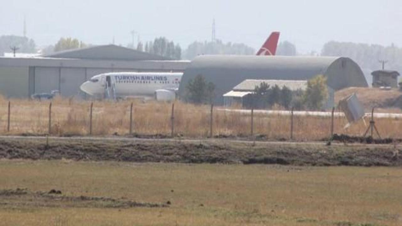 Erzurum'da yolcu uçağı pistten çıktı