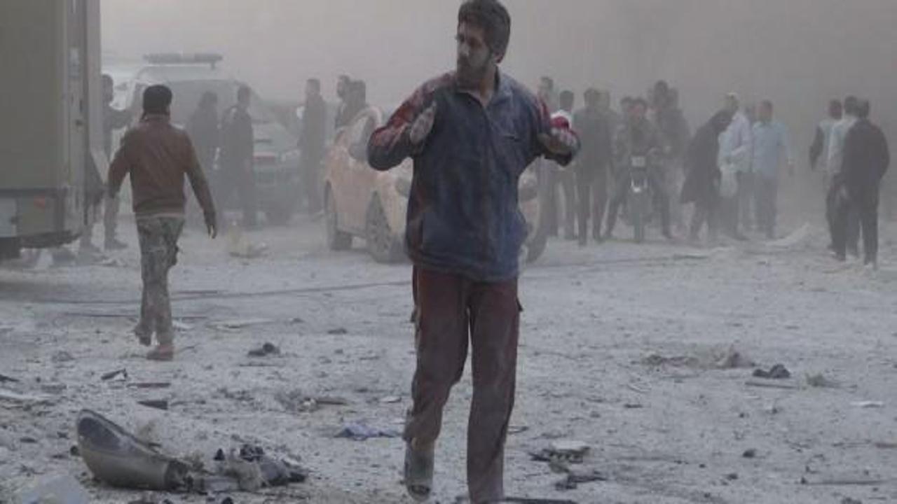 Esed yine bomba yağdırdı: 43 ölü