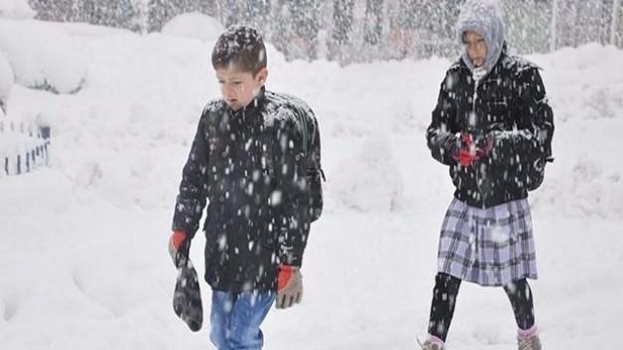 Okullar açılmadan ilk kar tatili haberi!