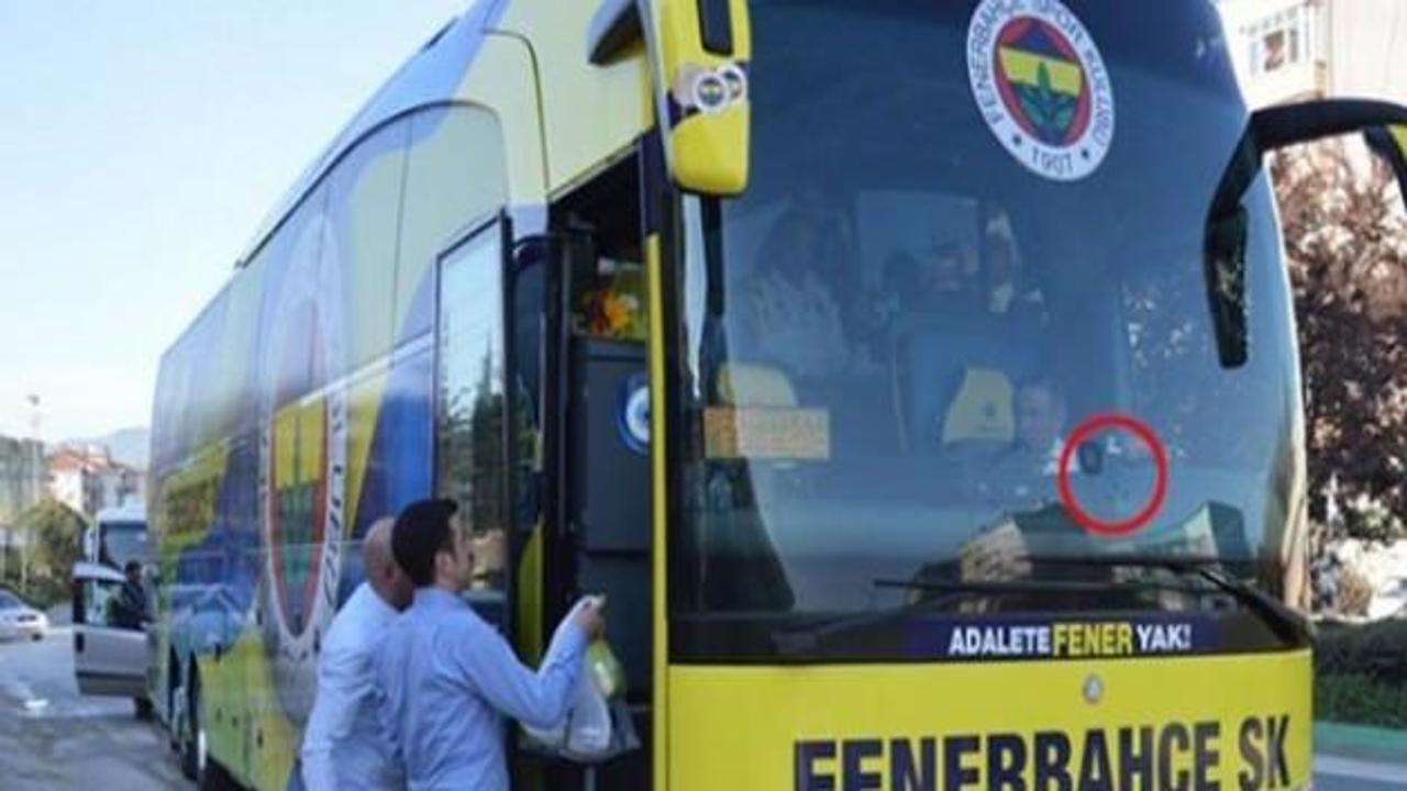 Fenerbahçe otobüsünde dikkat çeken detay