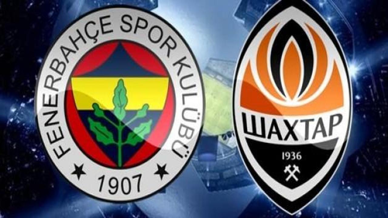 Fenerbah&ccedil;e Shakhtar ma&ccedil;ı ka&ccedil;ta hangi kanalda?