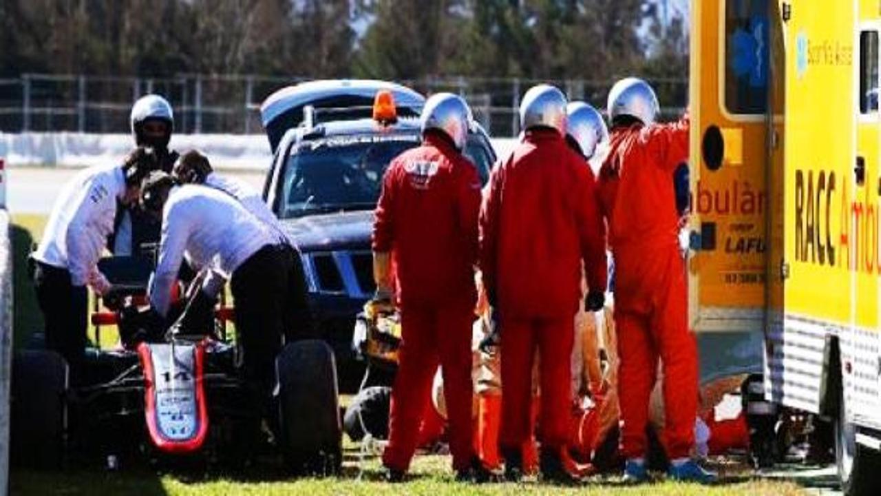 Fernando Alonso kaza geçirdi