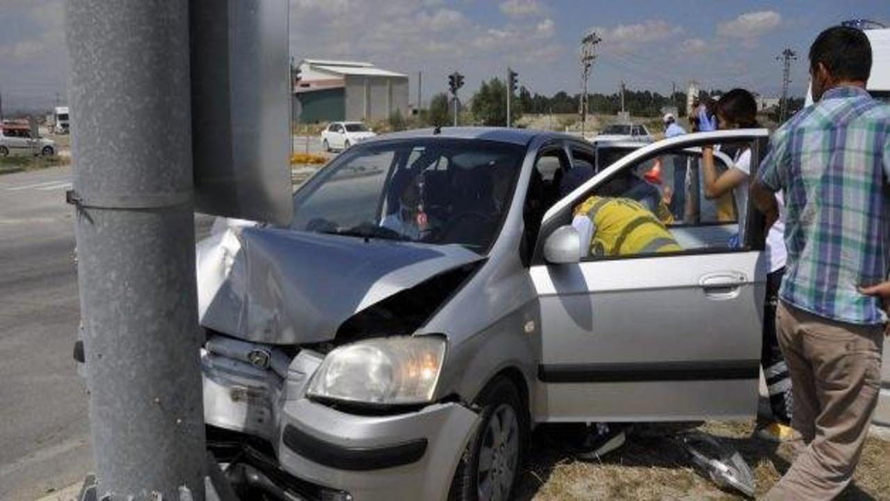 Amasya'da trafik kazası: 4 yaralı
