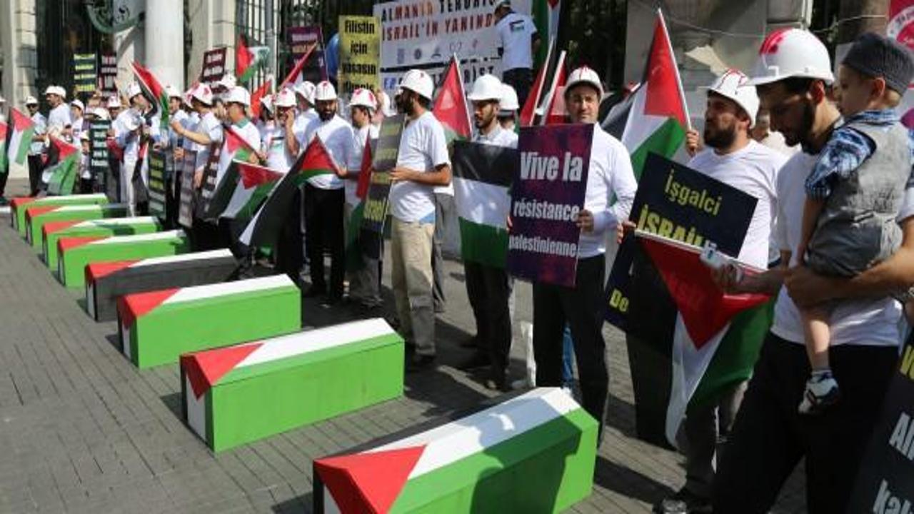 Filistin'de öldürülen mühendisler için eylem