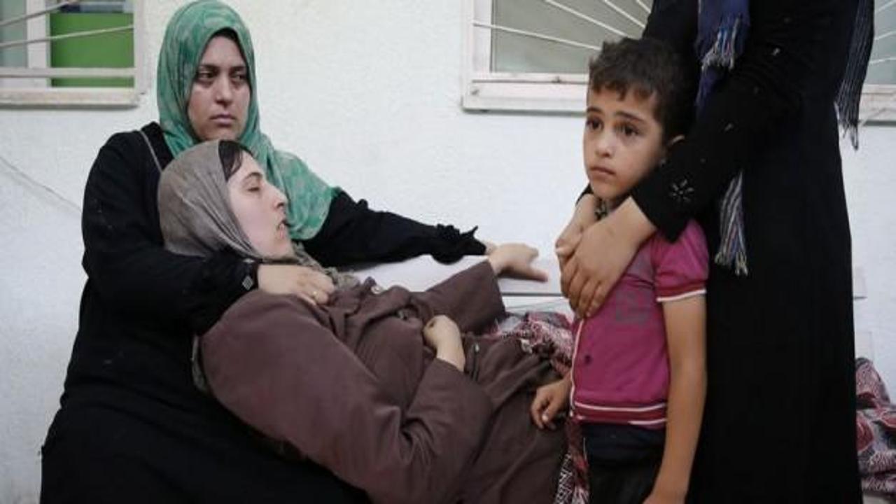 Filistinli hamile kadının bebeği kurtarıldı