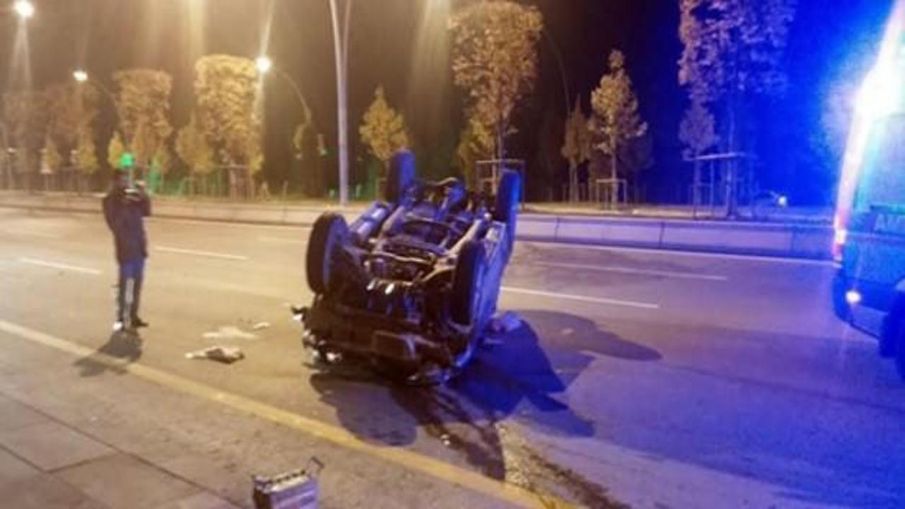 Ankara'da 2 kaza birden: 4 yaralı