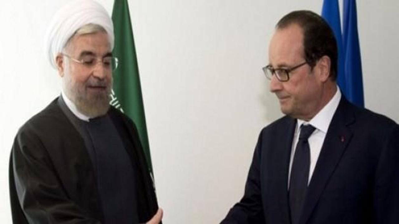 Fransa ve İran liderlerinin arasına şarap girdi