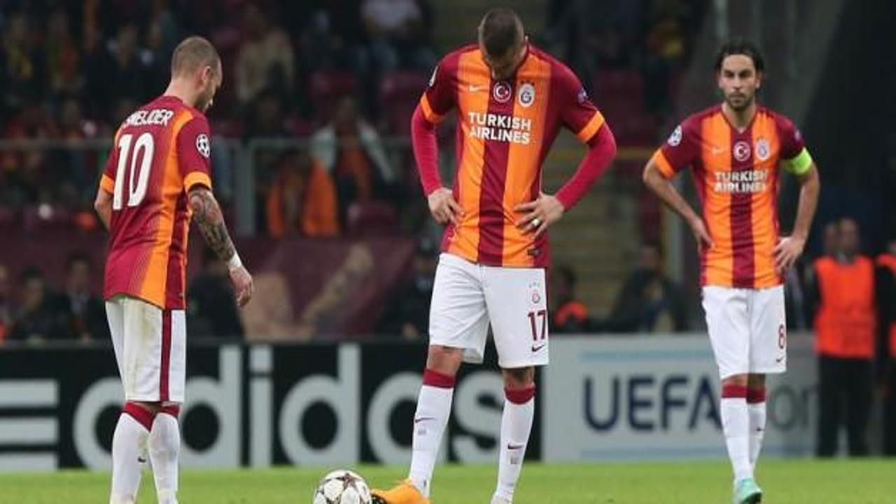 Galatasaray hayal kırıklığına uğrattı