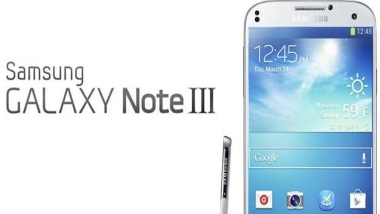 Galaxy Note III ortaya çıktı!