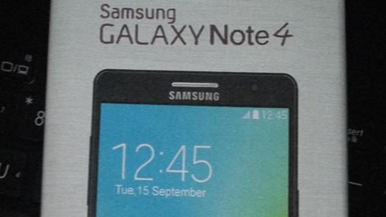 Galaxy Note 4'de gelişmiş parmak izi okuyucu