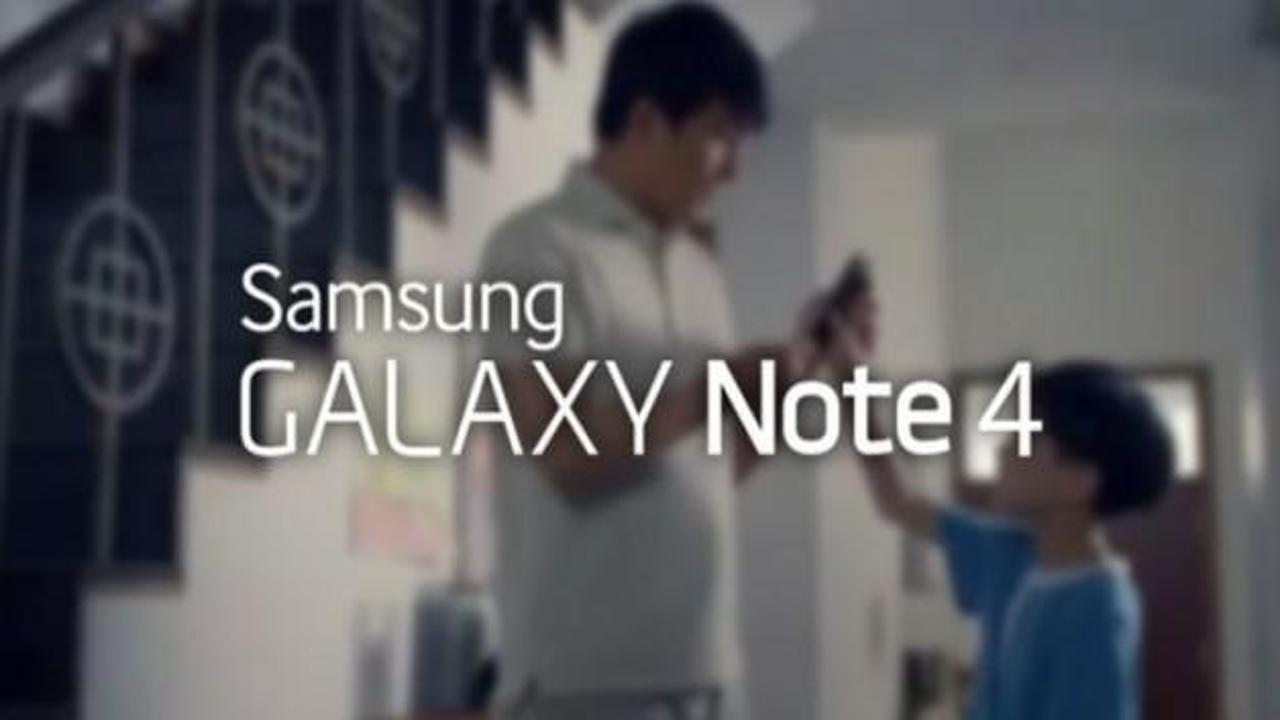 Galaxy Note 4'ün videosu ortaya çıktı
