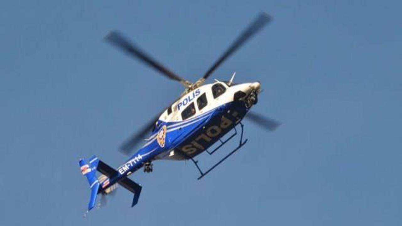 Gasp zanlılarına helikopter destekli operasyon