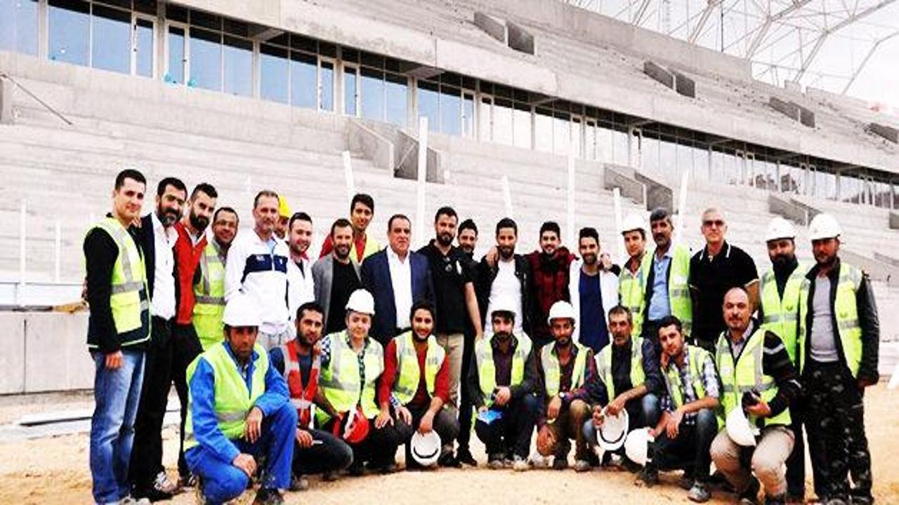 Gaziantepspor yeni stadını gezdi