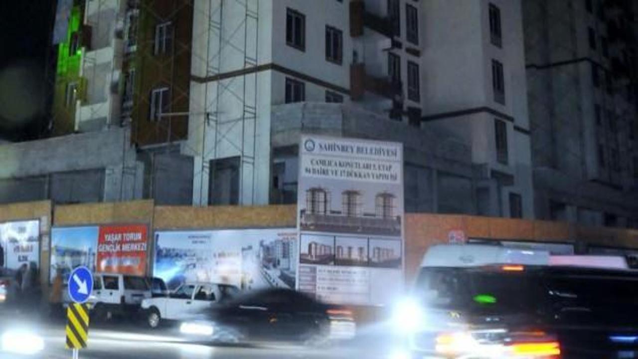 Gaziantep'te inşaatta çökme: 1 ölü