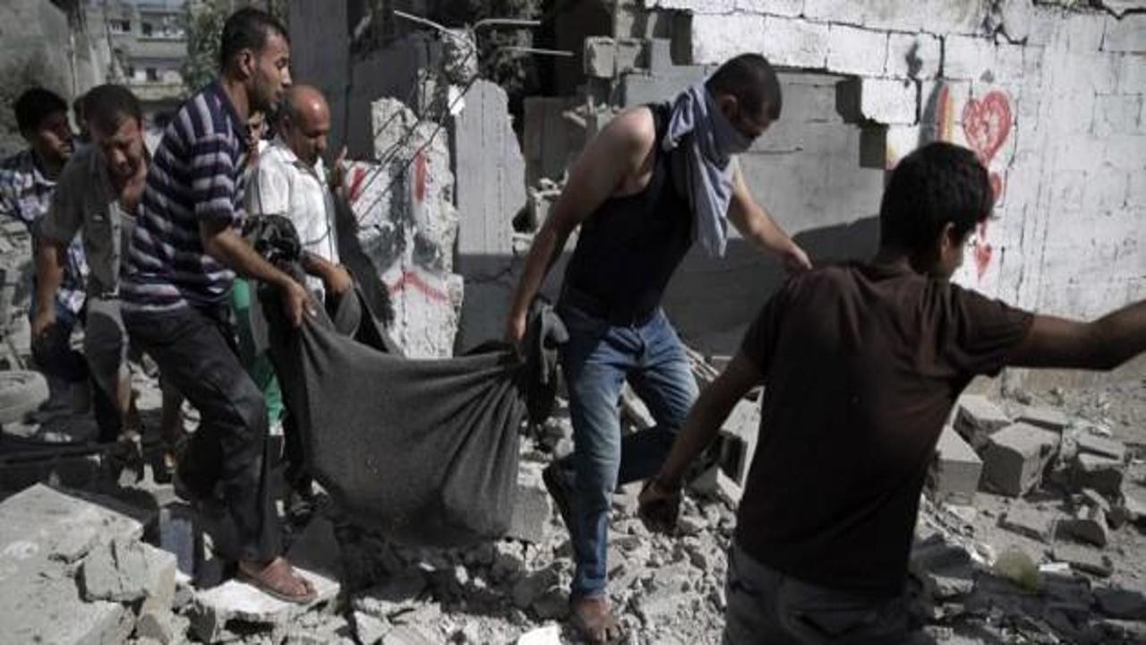 Gazze'de 75 ceset bulundu