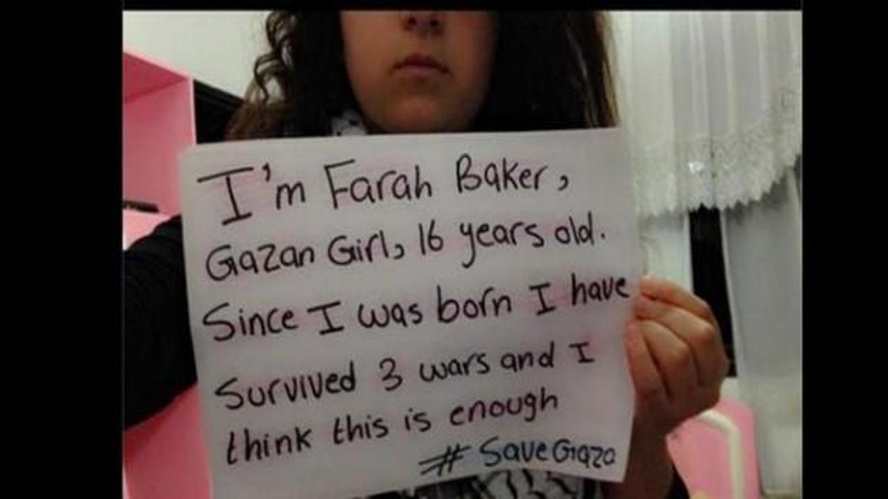 Gazzeli kızlardan şok eden twitler 