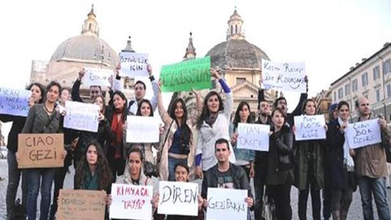 Gezi Parkı protestosuna İtalya'dan destek