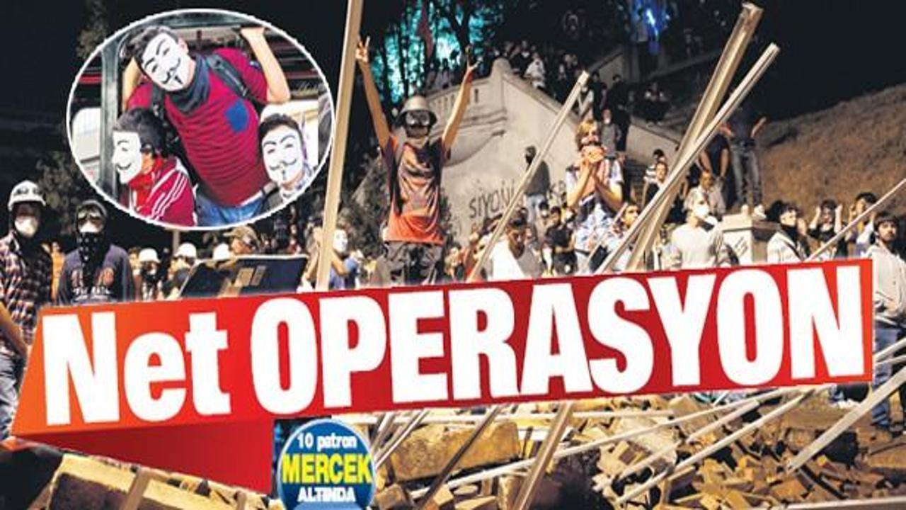 Gezi'yi destekleyen 10 para babası tespit edildi
