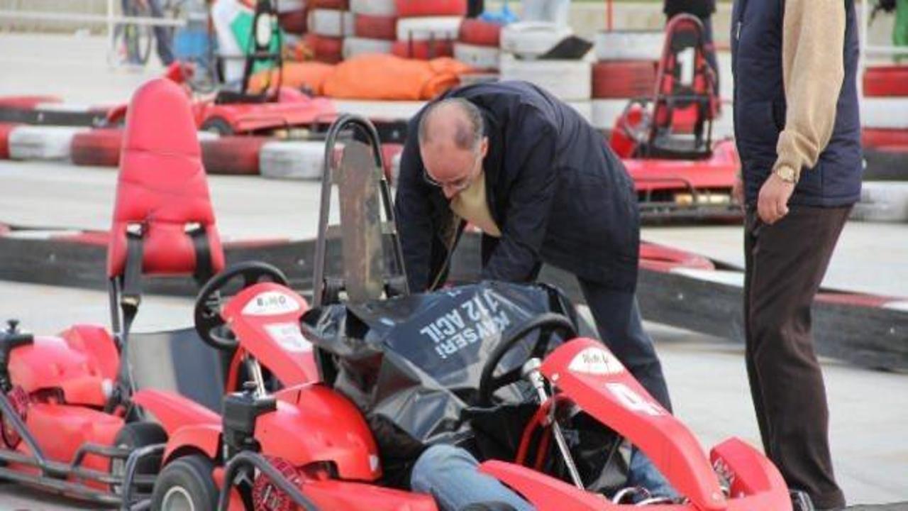 Go-kart faciasında kahreden rapor