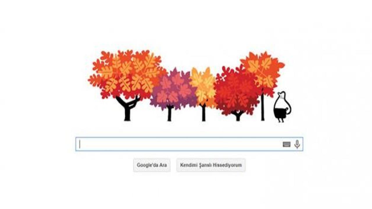 Google'dan Sonbahar doodle'ı