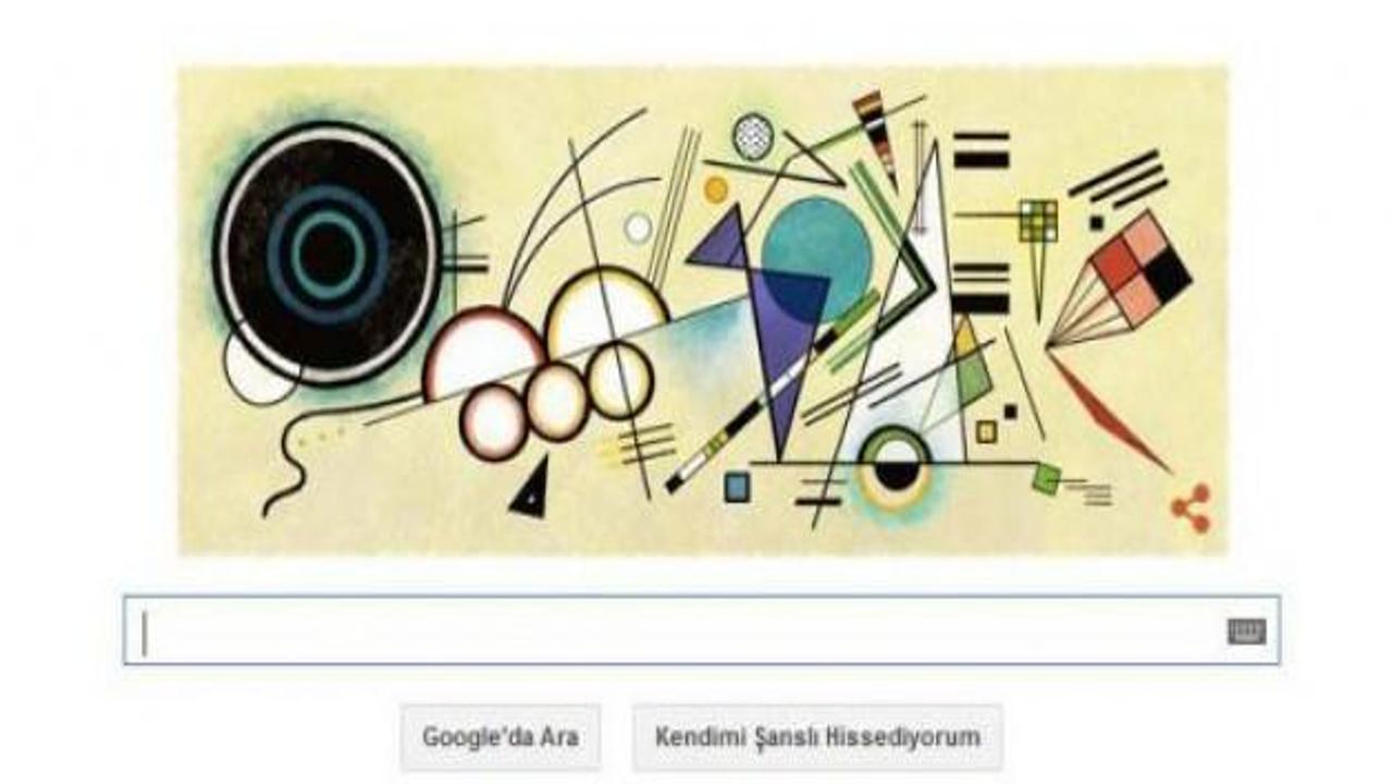 Google'dan Wassily Kandinsky Doodle'ı