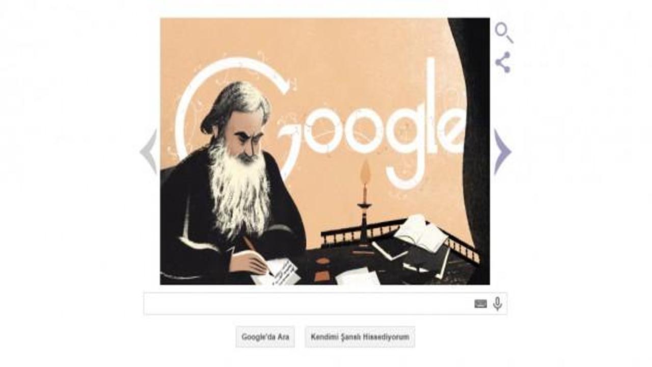 Google'dan Lev Tolstoy anısına özel doodle!