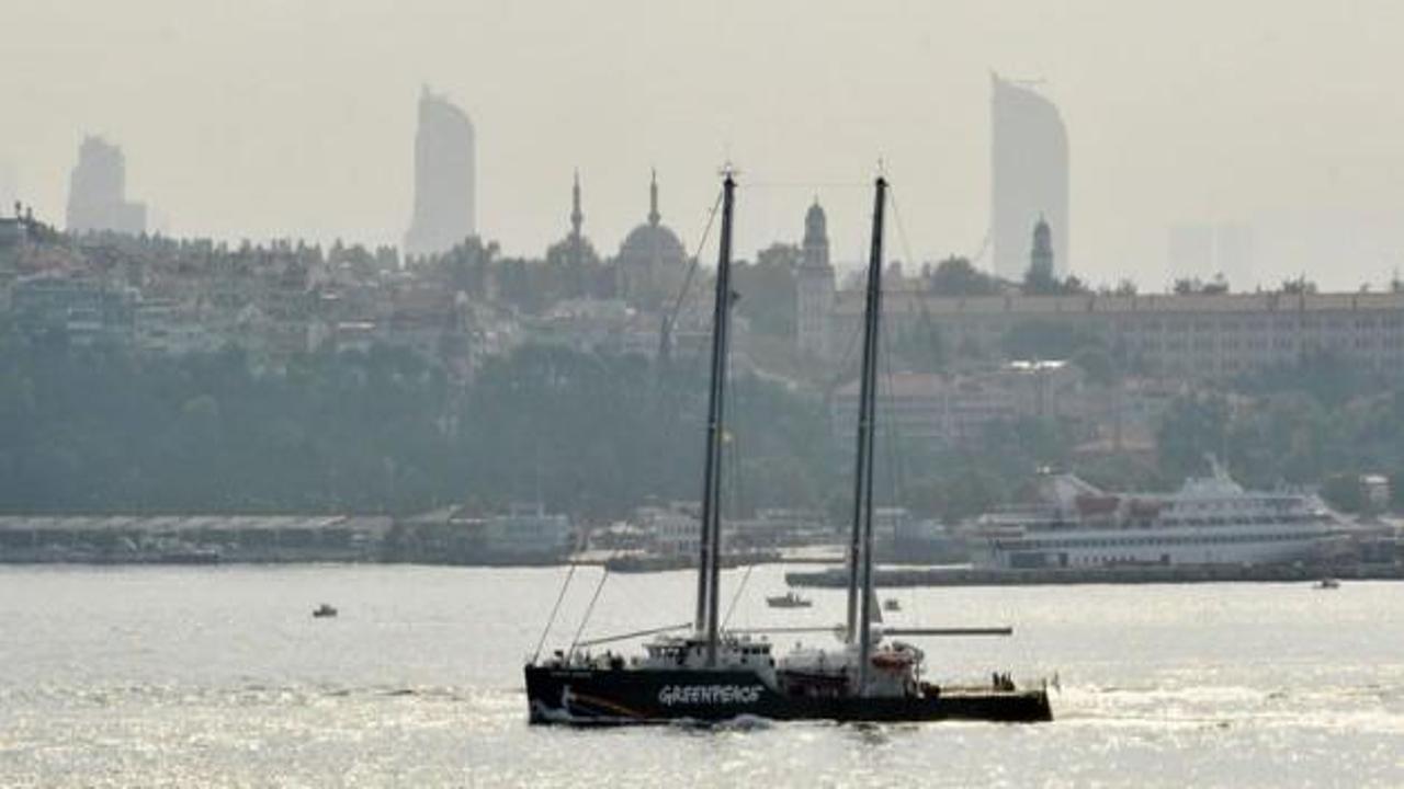 Greenpeace'in gemisi İstanbul'da