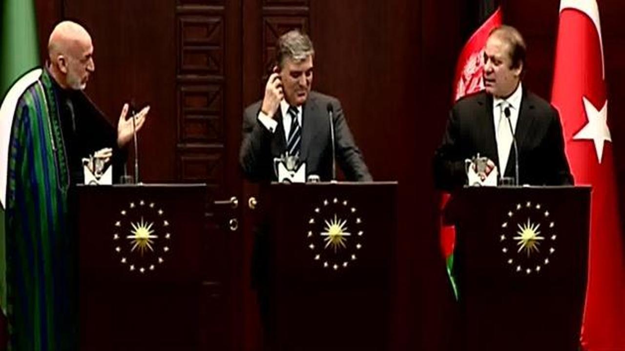 Gül, Karzai ve Zerdari'den açıklama