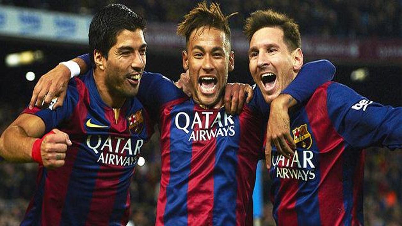 Messi, Neymar, Suarez rekor için sahada!