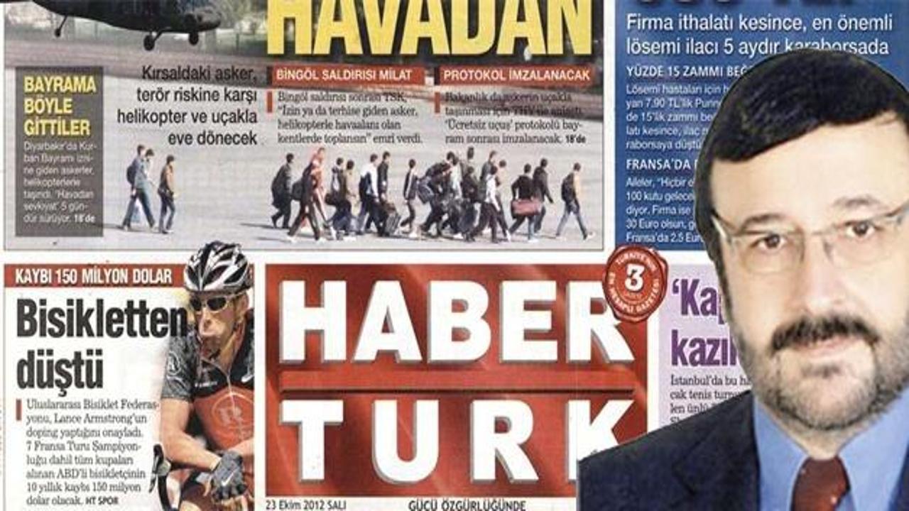 Habertürk gazetesinde künye değişti