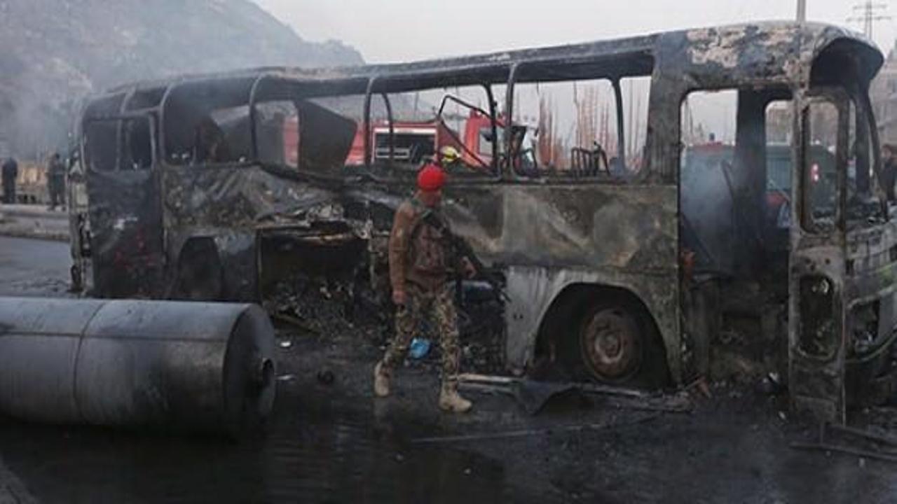 Halk otobüsünde bomba patladı: 11 ölü