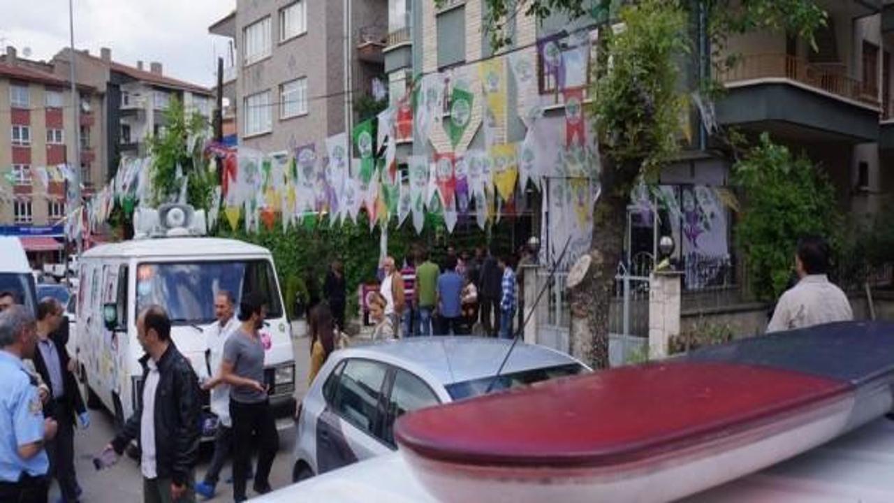 HDP bürosuna molotoflu saldırı