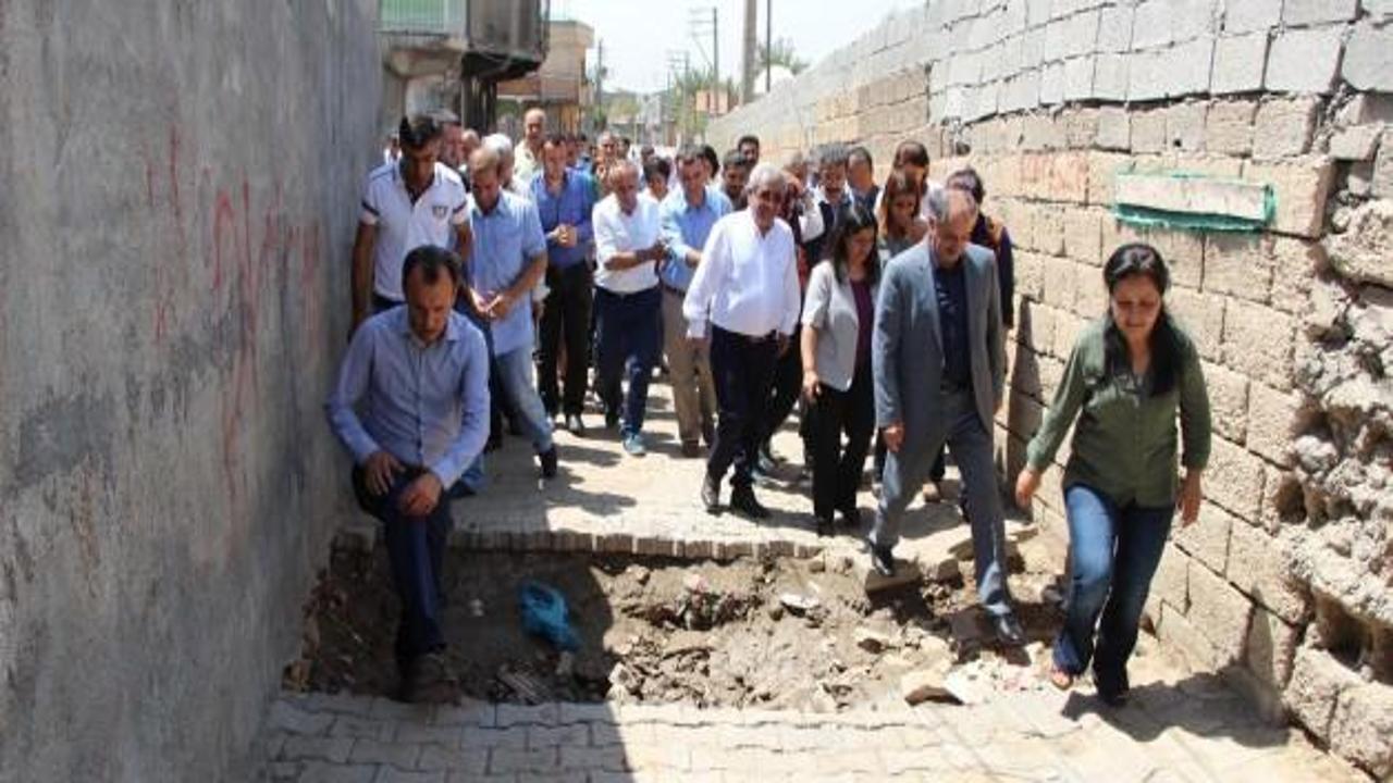 HDP heyeti Silopi'de incelemelerde bulundu