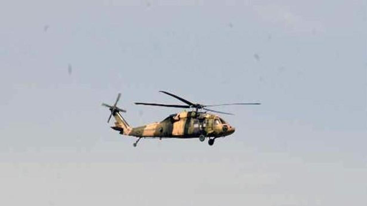 Şemdinli'de askeri helikoptere ateş açıldı